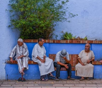 摩洛哥的“蓝色迷城” 地球上最蓝的小镇！