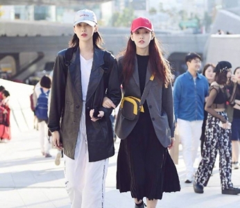 韩国姑娘街拍有多美？直击首尔街