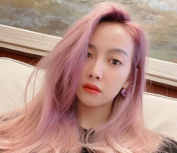 气质提升一大截 宋茜Lisa的冷色调染发今夏最香